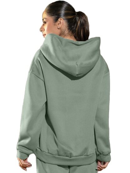 Women Printed Hooded Sweatshirt - Image 4